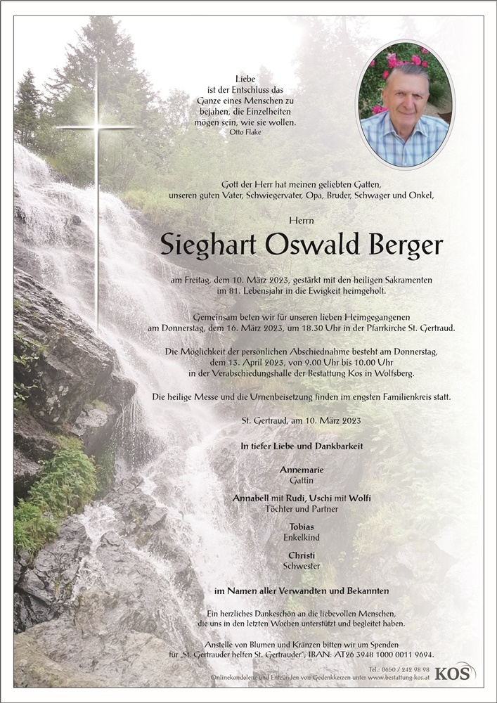 Sieghart Oswald Berger